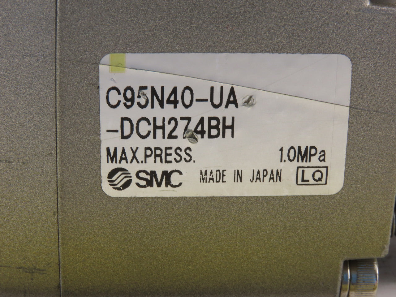 SMC C95N40-UA-DCH274BH 40mm Bore 274mm Stroke Double Acting Air Lock Cylinder