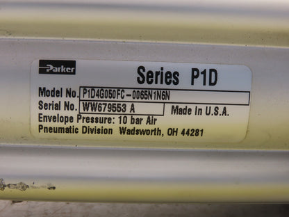 Parker P1D4G050FC-0065N1N6N 50mm Bore 65mm Double Ended Stroke Air Cylinder