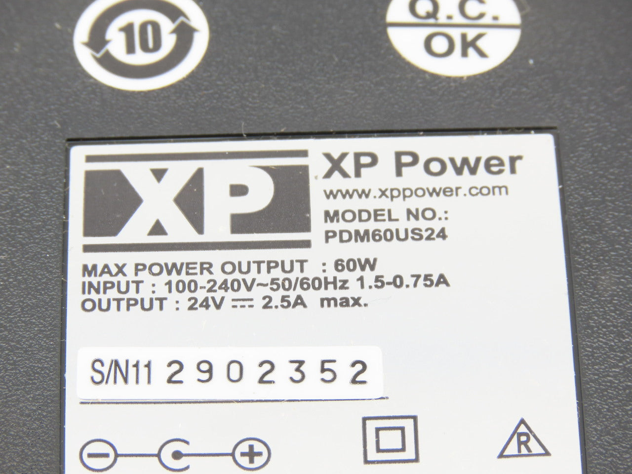 XP Power PDM60US24 100-240V Input 24V Output Power Supply