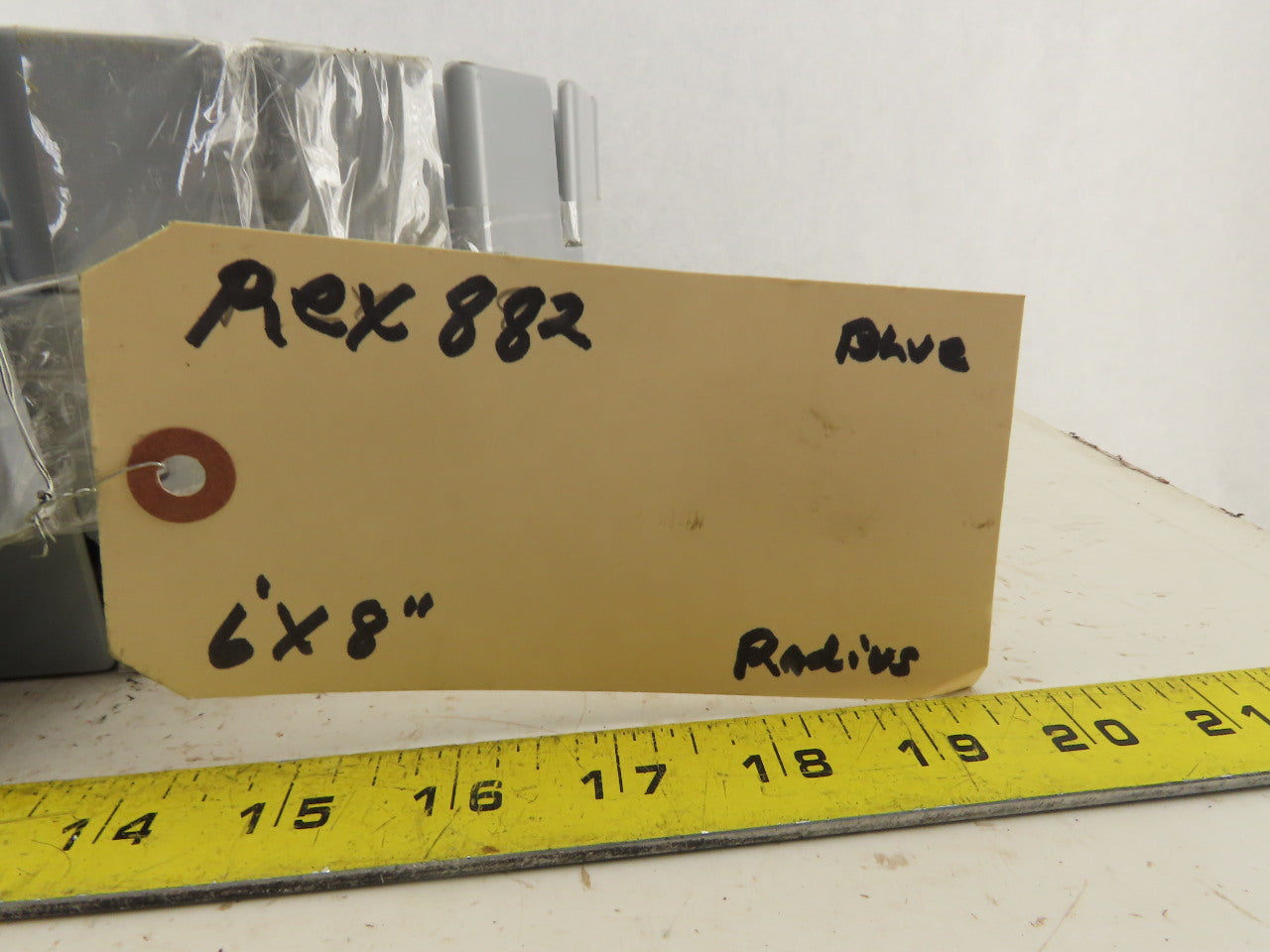 Rex 882 4-1/2" Radius Flat Slat Table Top Conveyor Chain 6'8"