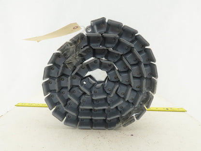 Rex 882 4-1/2" Radius Flat Slat Table Top Conveyor Chain 6'8"