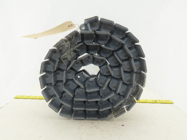 Rex 882 4-1/2" Radius Flat Slat Table Top Conveyor Chain 6'8"
