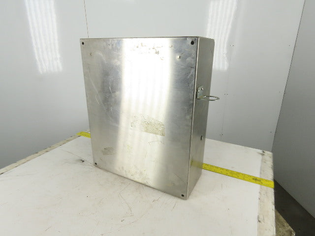 SEC Stainless Steel Electrical Enclosure 24x24x8" Wall Mount Hinged W/Back Plate