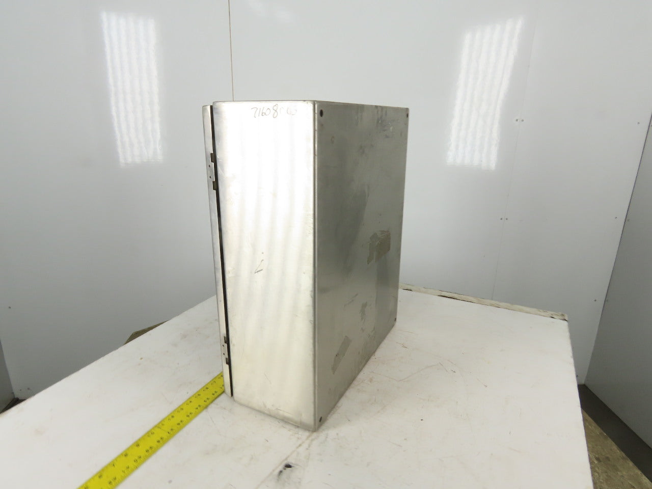 SEC Stainless Steel Electrical Enclosure 24x24x8" Wall Mount Hinged W/Back Plate