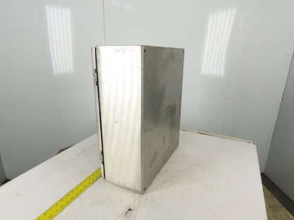 SEC Stainless Steel Electrical Enclosure 24x24x8" Wall Mount Hinged W/Back Plate