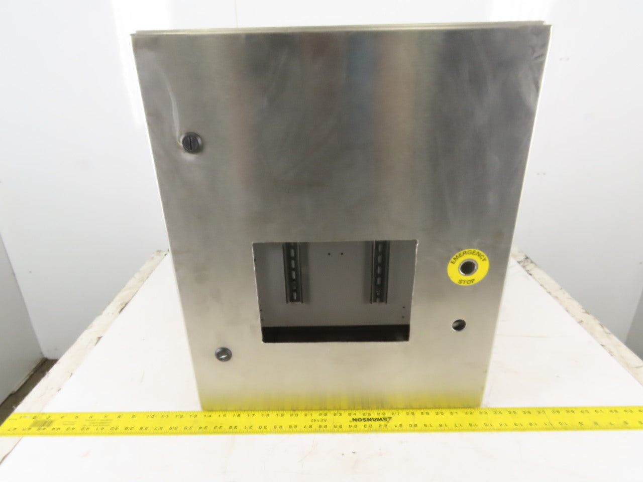 SEC Stainless Steel Electrical Enclosure 24x24x8" Wall Mount Hinged W/Back Plate