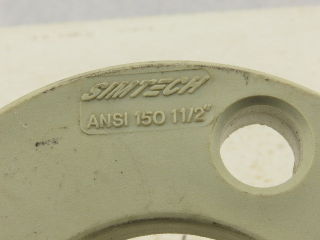 Simtech 1-1/2" 4 Bolt Flange Class 150 Kynar PVDF