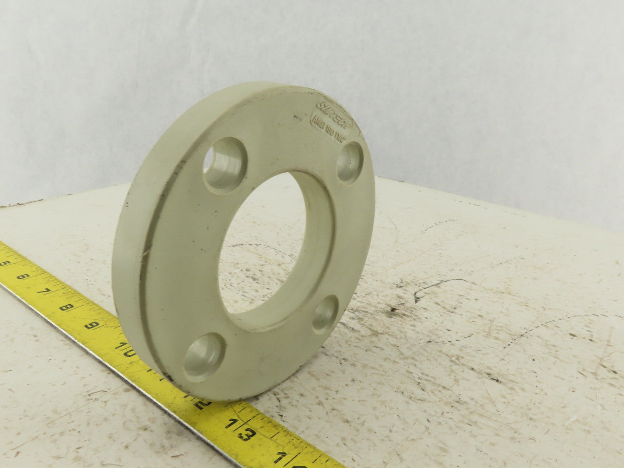 Simtech 1-1/2" 4 Bolt Flange Class 150 Kynar PVDF