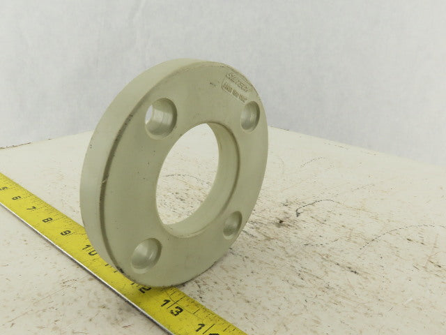 Simtech 1-1/2" 4 Bolt Flange Class 150 Kynar PVDF