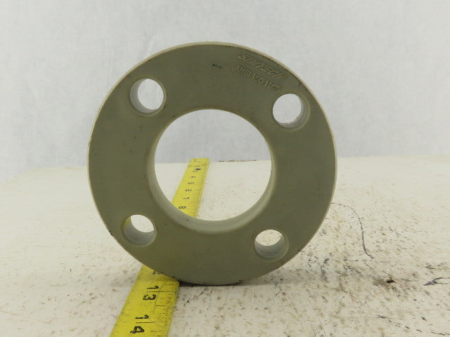 Simtech 1-1/2" 4 Bolt Flange Class 150 Kynar PVDF