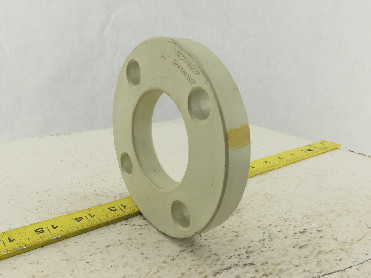 Simtech 1-1/2" 4 Bolt Flange Class 150 Kynar PVDF