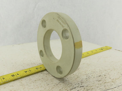 Simtech 1-1/2" 4 Bolt Flange Class 150 Kynar PVDF