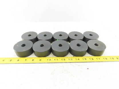 70mm OD x 30mm Wide Nylon Type Conveyor Bumper Wheel Lot Of 10