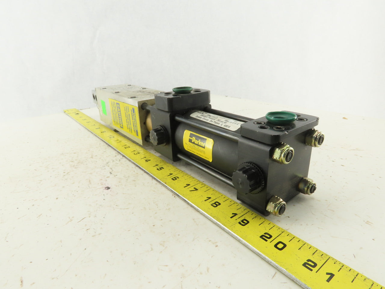 Parker WSPM-24-48-A-90 1-1/2" Bore 2" Stroke Pneumatic Clamp Cylinder
