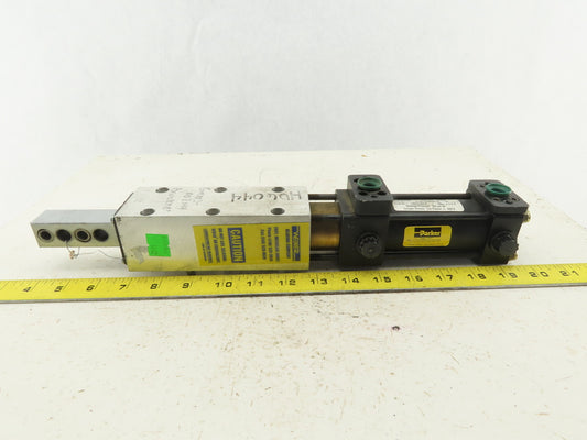 Parker WSPM-24-48-A-90 1-1/2" Bore 2" Stroke Pneumatic Clamp Cylinder