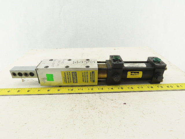 Parker WSPM-24-48-A-90 1-1/2" Bore 2" Stroke Pneumatic Clamp Cylinder