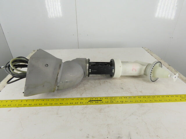 Ransburg RPA2 Fanuc Model P-200E Robotic Powder Applicator & Base Casting
