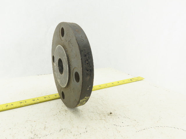 1x7 Class 150 Slip-On Raised Face Steel Pipe Weld Flange 4 Bolt