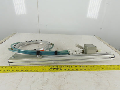 Exair 9" Air Wipe Pass Through Material Blow Off Cleaner Dryer Ring Pilot Valve