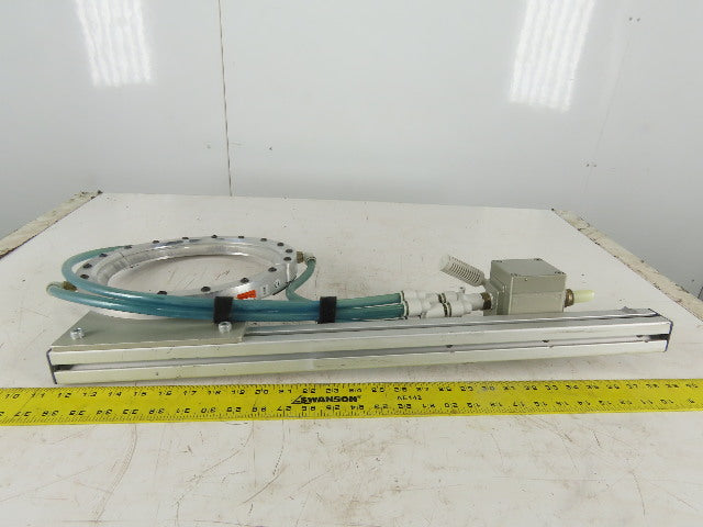 Exair 9" Air Wipe Pass Through Material Blow Off Cleaner Dryer Ring Pilot Valve