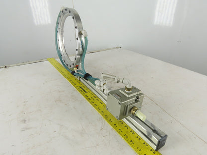 Exair 9" Air Wipe Pass Through Material Blow Off Cleaner Dryer Ring Pilot Valve