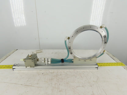 Exair 9" Air Wipe Pass Through Material Blow Off Cleaner Dryer Ring Pilot Valve