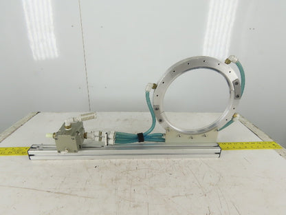 Exair 9" Air Wipe Pass Through Material Blow Off Cleaner Dryer Ring Pilot Valve