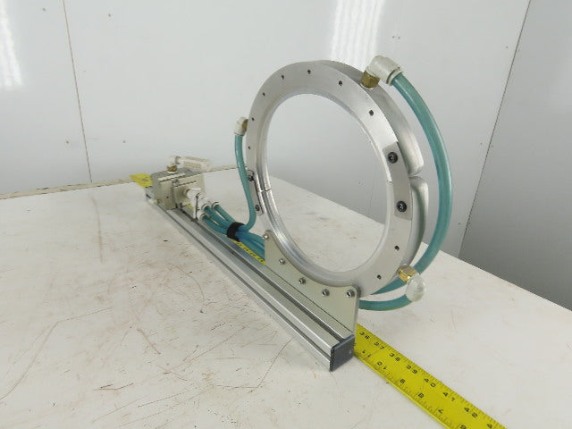 Exair 9" Air Wipe Pass Through Material Blow Off Cleaner Dryer Ring Pilot Valve