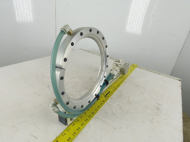Exair 9" Air Wipe Pass Through Material Blow Off Cleaner Dryer Ring Pilot Valve