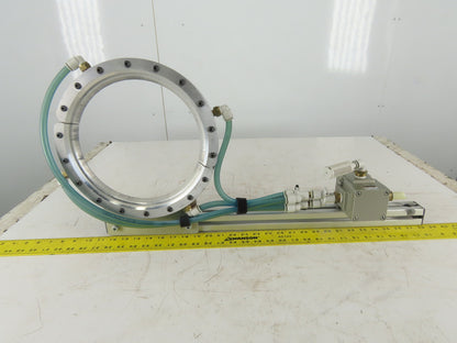 Exair 9" Air Wipe Pass Through Material Blow Off Cleaner Dryer Ring Pilot Valve