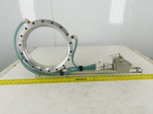 Exair 9" Air Wipe Pass Through Material Blow Off Cleaner Dryer Ring Pilot Valve