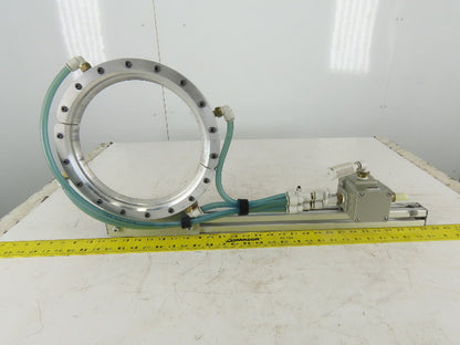 Exair 9" Air Wipe Pass Through Material Blow Off Cleaner Dryer Ring Pilot Valve