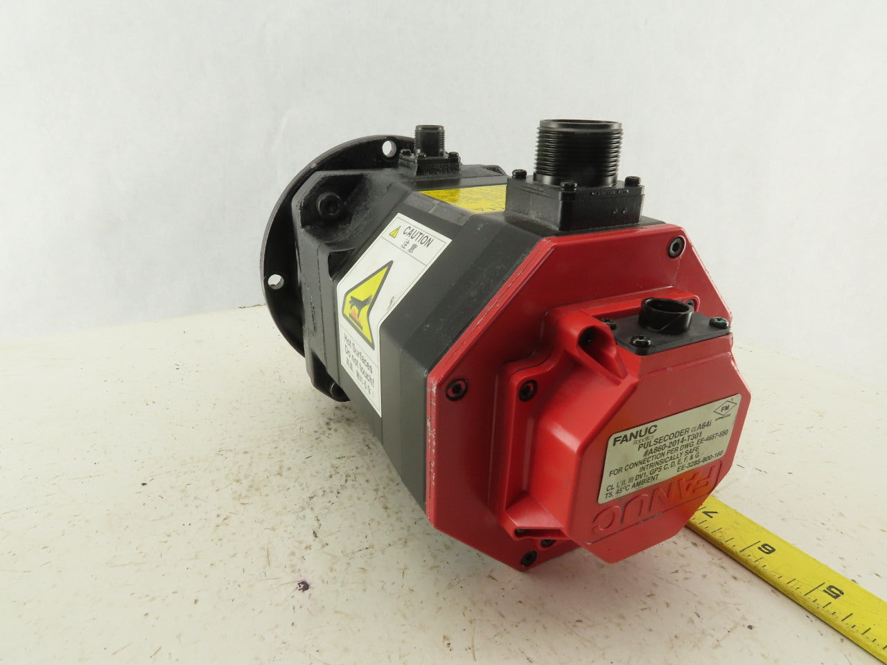 Fanuc A06B-0235-B605 2.5kW 4000RPM 184V AC 3Ph C-Frame AC Servo Motor