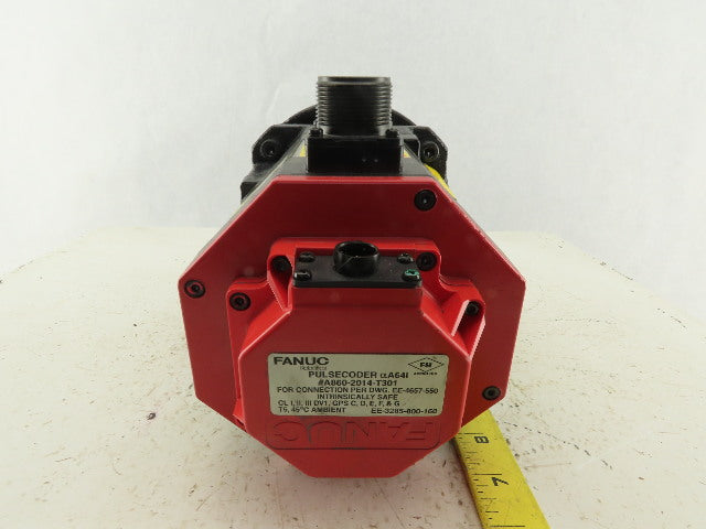 Fanuc A06B-0235-B605 2.5kW 4000RPM 184V AC 3Ph C-Frame AC Servo Motor
