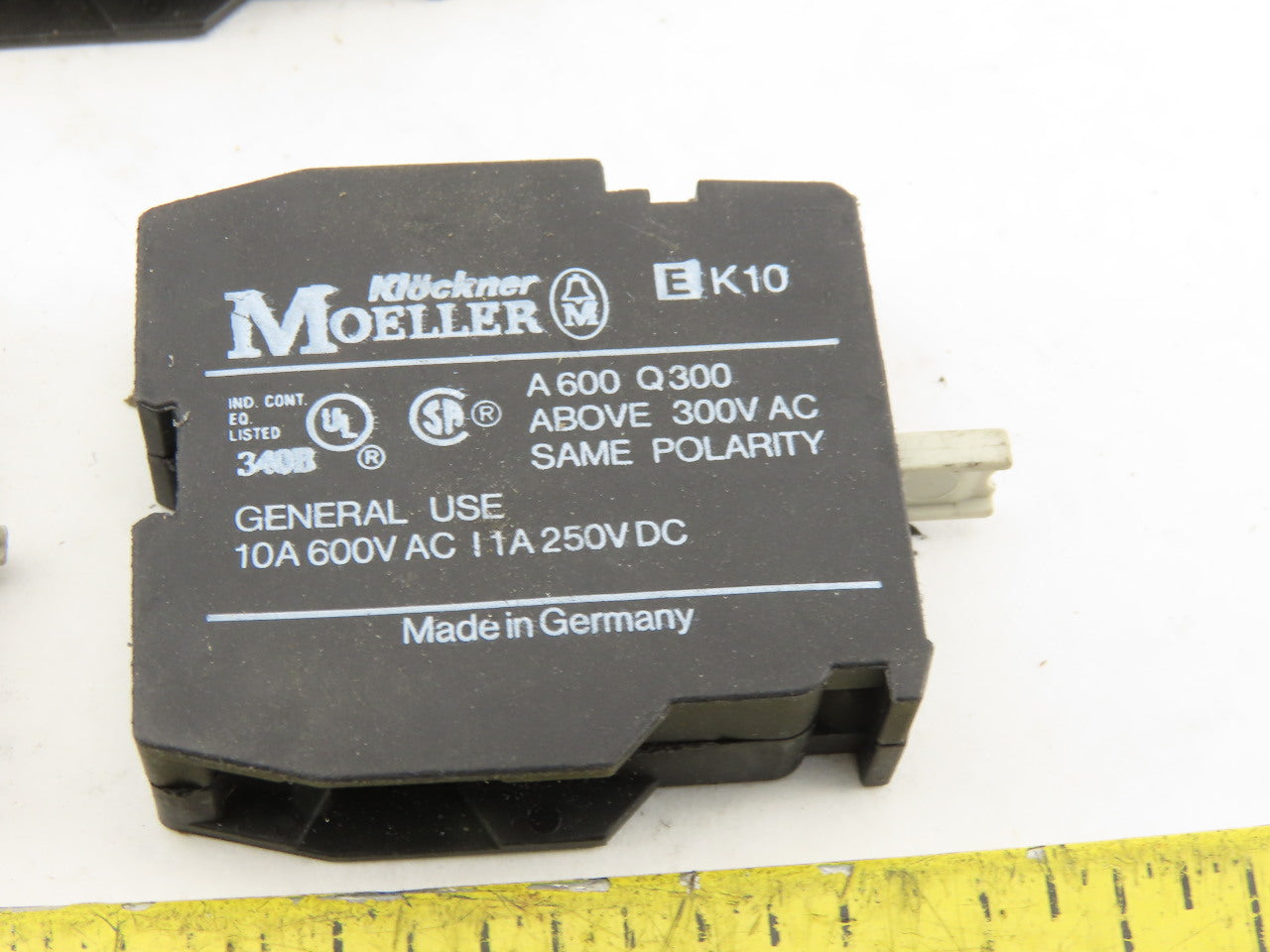 Moller 340B Contact Block 1 Pole N.O. Lot of 9