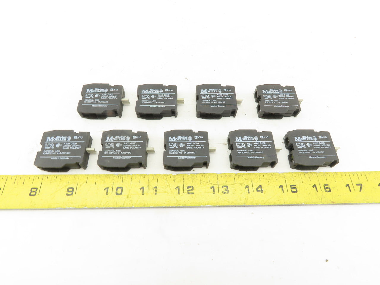 Moller 340B Contact Block 1 Pole N.O. Lot of 9