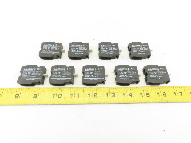 Moller 340B Contact Block 1 Pole N.O. Lot of 9