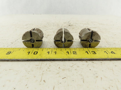 Erickson FTC025 0.255 Split F Series Collet Lot Of 3