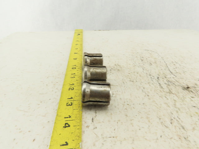 Erickson FTC025 0.255 Split F Series Collet Lot Of 3