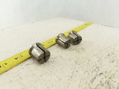 Erickson FTC025 0.255 Split F Series Collet Lot Of 3
