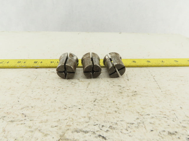 Erickson FTC025 0.255 Split F Series Collet Lot Of 3