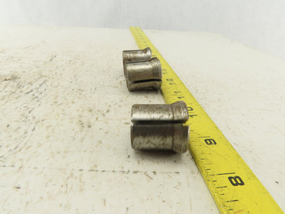 Erickson FTC025 0.255 Split F Series Collet Lot Of 3