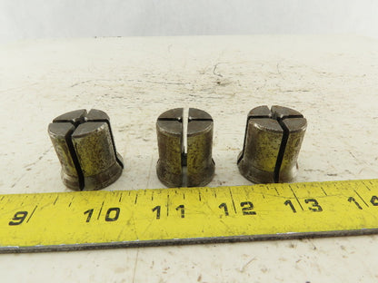 Erickson FTC025 0.255 Split F Series Collet Lot Of 3