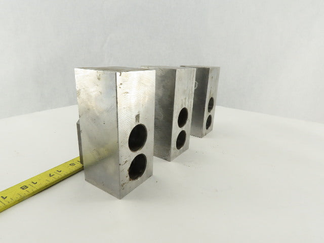 Lathe Chuck Jaws 4-3/8"L x 2"W X2"T Lot of 3