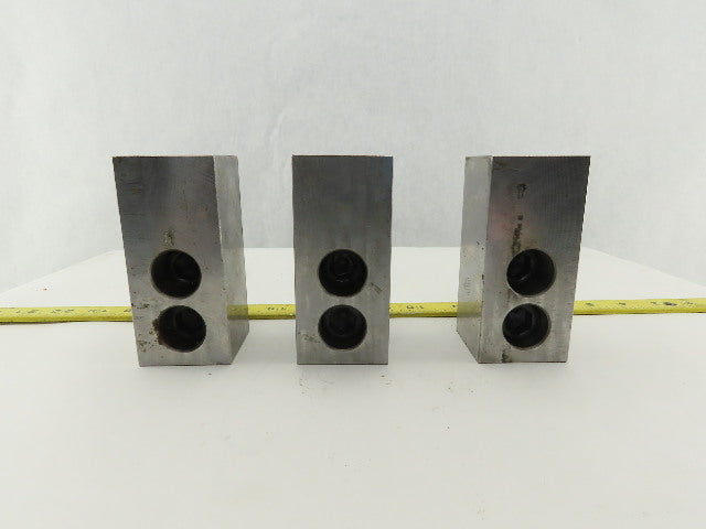 Lathe Chuck Jaws 4-3/8"L x 2"W X2"T Lot of 3