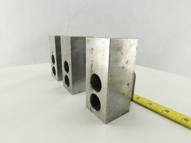 Lathe Chuck Jaws 4-3/8"L x 2"W X2"T Lot of 3