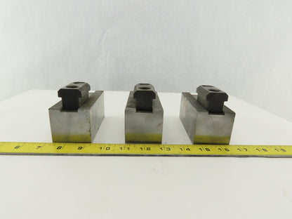 Lathe Chuck Jaws 4-3/8"L x 2"W X2"T Lot of 3