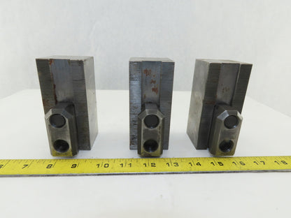Lathe Chuck Jaws 4-3/8"L x 2"W X2"T Lot of 3