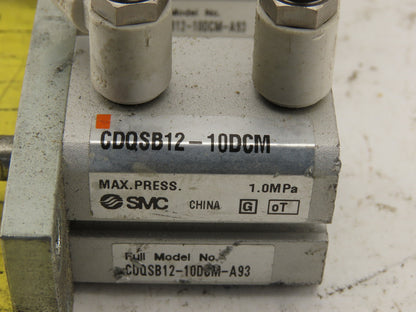 SMC CDQSB12-10DCM 12mm Bore 10mm Stroke Miniature Auto Switch Air Cylinder