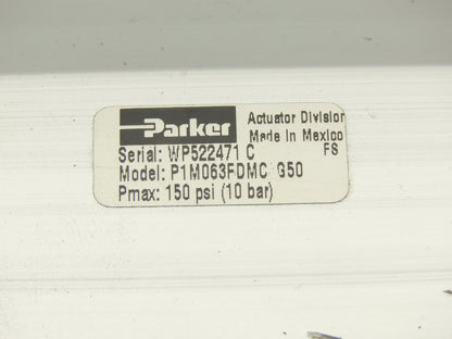 Parker P1M063FDMC Pneumatic Air Cylinder 63mm Bore 48mm Stroke